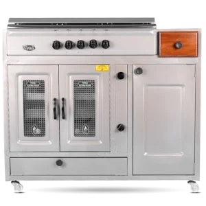 Cuisinière à gaz XL Plus gris