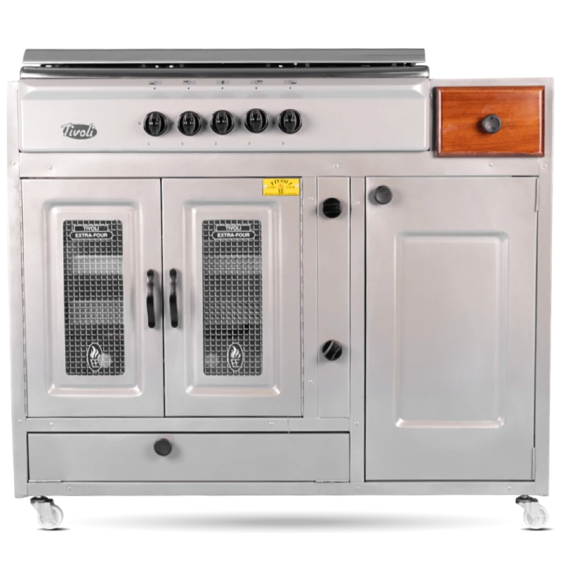 Cuisinière à gaz XL Plus gris