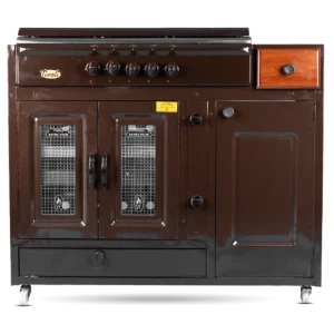 Cuisinière à gaz XL Plus marron