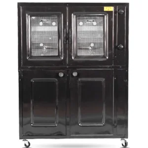 four-a-gaz-avec-cache-bouteille-noir-tivoli-75cm